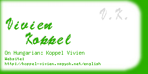 vivien koppel business card